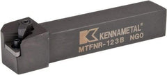 Kennametal - MTFN, Right Hand Cut, 0° Lead Angle, 3/4" Shank Height x 3/4" Shank Width, Negative Rake Indexable Turning Toolholder - 4-1/2" OAL, TN..33. Insert Compatibility, Series Kenloc - Apex Tool & Supply