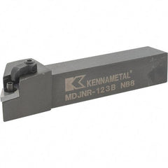 Kennametal - MDJN, Right Hand Cut, 3° Lead Angle, 3/4" Shank Height x 3/4" Shank Width, Negative Rake Indexable Turning Toolholder - 4-1/2" OAL, DN..33. Insert Compatibility, Series Kenloc - Apex Tool & Supply