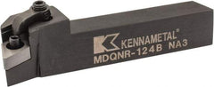 Kennametal - MDQN, Right Hand Cut, 27.5° Lead Angle, 3/4" Shank Height x 3/4" Shank Width, Negative Rake Indexable Turning Toolholder - 4-1/2" OAL, DN..43. Insert Compatibility, Series Kenloc - Apex Tool & Supply