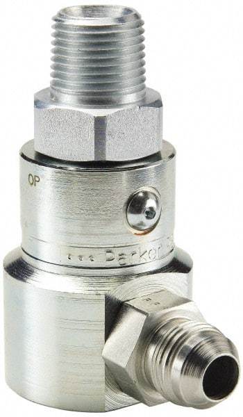 Parker - 1 NPTF to SAE(JIC) Steel Hydraulic Hose Male NPT to Male JIC Fitting - 5,000 psi - Apex Tool & Supply
