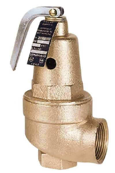 Conbraco - 1" Inlet, 1" Outlet, ASME Safety Relief Valve - 30 Max psi, 1,339,000 BTUs - Apex Tool & Supply