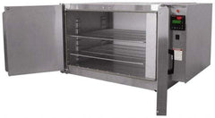 Grieve - 1 Phase, 28 Inch Inside Width x 24 Inch Inside Depth x 18 Inch Inside Height, 350°F Max, Portable Heat Treating Bench Oven - 2 Shelves, 7 Cubic Ft. Work Space, 115 Max Volts, 41 Inch Outside Width x 30 Inch Outside Depth x 23 Inch Outside Height - Apex Tool & Supply