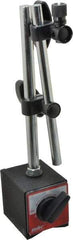 Value Collection - 130 Lb Magnetic Force, Indicator Positioner & Holder with Base - Post & Rod, Rectangular Base, 55mm Base Height, 63mm Base Length, 50mm Base Width - Apex Tool & Supply