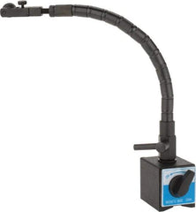 Value Collection - 2-1/8" Long x 2" Wide x 2-19/64" High Magnetic Indicator Base with Holders - 40 Kg Magnetic Pull, Flexible Arm - Apex Tool & Supply