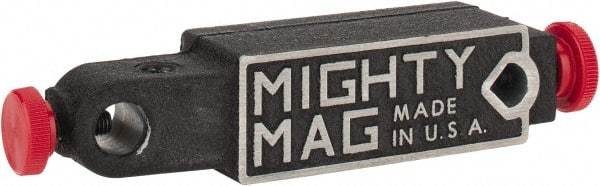 Made in USA - 4-1/2" Long x 1" Wide x 1-1/4" High Magnetic Indicator Base - 45 Lb Magnetic Pull - Apex Tool & Supply