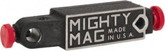 Made in USA - 4-1/2" Long x 1" Wide x 1-1/4" High Magnetic Indicator Base - 45 Lb Magnetic Pull - Apex Tool & Supply