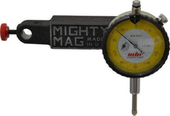 Value Collection - 0.001" Graduation, 0-100 Dial Reading, Dial Indicator & Base Kit - 4-1/2" Base Length x 1" Base Width x 1-1/4" Base Height, 2.2" Dial Diam - Apex Tool & Supply
