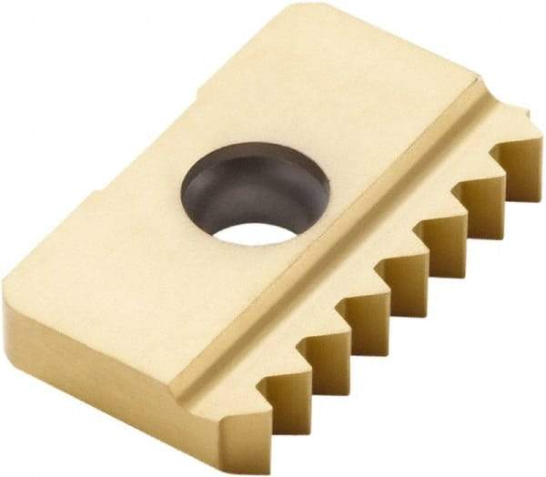 Seco - 20 TPI, Internal Thread, UN Standard, 13NMS CP500 Grade Thread Mill Insert - Carbide, TiAlN/TiN Coating - Apex Tool & Supply