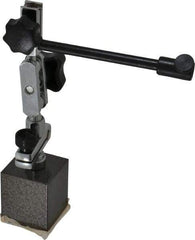 Value Collection - 50 Lb Magnetic Force, Fine Adjustment Indicator Positioner & Holder with Base - Post & Rod, Rectangular Base - Apex Tool & Supply