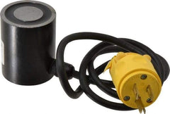 Mag-Mate - 2" Diam, 14 Watts, 190 Lb Max Magnetic Pull Electromagnet - 1/4-20 Thread, 120 AC Output Voltage - Apex Tool & Supply