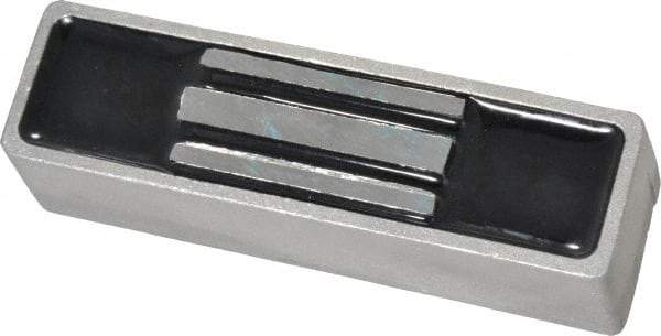 Mag-Mate - 1-1/4" Wide x 1-1/4" High x 4-1/2" Long, Rectangular Ceramic Holding Magnet - 3 Pole, 110 Lb Max Holding Capacity, 55 Lb Average Holding Capacity - Apex Tool & Supply
