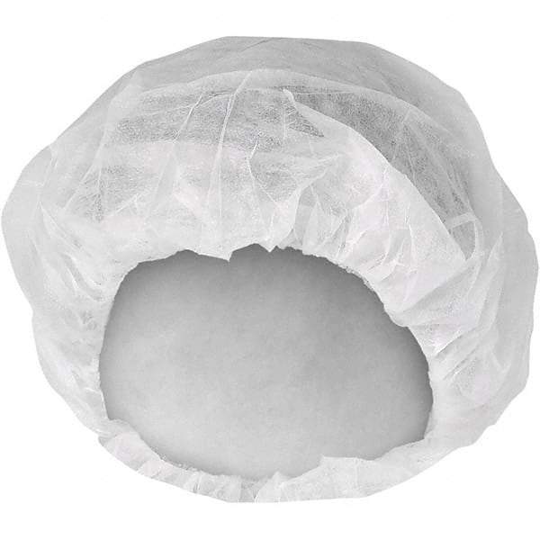 KleenGuard - Size M, 21 Inch Diameter Bouffant Cap - White, Polypropylene, Approved By ANSI/ISEA 101-1996, ISO Class 8 - Apex Tool & Supply