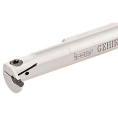 Iscar - GEHI, Internal, Left Hand, 2.4mm Max Depth of Cut, 1.9 to 2.4mm Groove Width, Indexable Grooving Tool Holder - GE.. Insert Compatibility, 10mm Shank Width, 125mm OAL, Through Coolant - Apex Tool & Supply
