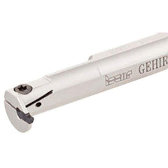 Iscar - 14mm Min Bore Diam, 125mm OAL, 16mm Shank Diam, GEHI Indexable Boring Bar - 4mm Max Bore Depth, GEPI Insert, Clamp Holding Method - Apex Tool & Supply