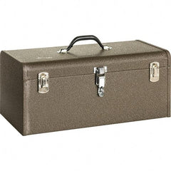 Kennedy - 1 Tray Tool Box - 20-1/8" Wide x 7-1/8" Deep x 7-1/4" High, Steel, Brown - Apex Tool & Supply