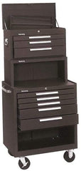 Kennedy - 5 Drawer, 3 Piece, Brown Steel Tool Storage System - 20 Inches Deep x 35 Inches High x 29 Inches Wide - Apex Tool & Supply