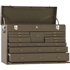 Kennedy - 11 Drawer Tool Chest - 26-3/4" Wide x 8-1/2" Deep x 18" High, Brown - Apex Tool & Supply