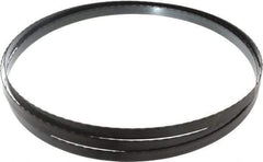 Starrett - 24 TPI, 7' 9" Long x 1/2" Wide x 0.025" Thick, Welded Band Saw Blade - Carbon Steel, Toothed Edge, Wavy Tooth Set, Flexible Back, Contour Cutting - Apex Tool & Supply