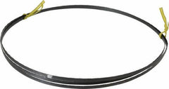 Starrett - 18 TPI, 7' 9-1/2" Long x 1/4" Wide x 0.025" Thick, Welded Band Saw Blade - Carbon Steel, Toothed Edge, Raker Tooth Set, Flexible Back, Contour Cutting - Apex Tool & Supply