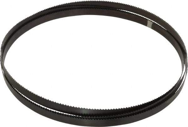 Starrett - 6 TPI, 10' 10-1/2" Long x 3/4" Wide x 0.032" Thick, Welded Band Saw Blade - Carbon Steel, Toothed Edge, Raker Tooth Set, Flexible Back, Contour Cutting - Apex Tool & Supply