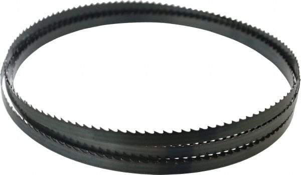 Starrett - 4 TPI, 12' 6" Long x 1/2" Wide x 0.025" Thick, Welded Band Saw Blade - Carbon Steel, Toothed Edge, Raker Tooth Set, Flexible Back, Contour Cutting - Apex Tool & Supply