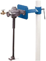 Neptune Mixer - 50 to 80 psi Air Pressure, 5 Gallon Mixing Capacity, 1/4 to 1/2 hp, Pipe Clamp, Air Powered Mixer - 24 Inch Long Shaft, Compatible with Pail Container - Apex Tool & Supply