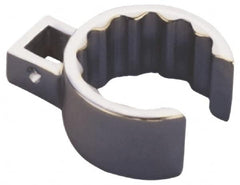 Martin Tools - 1/2" Drive, 1-1/2", Chrome Finish, Flare Nut Crowfoot Wrench - Apex Tool & Supply