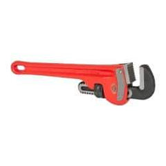 Ridgid - 10" Cast Iron Straight Pipe Wrench - 1-1/2" Pipe Capacity - Apex Tool & Supply