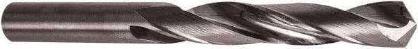 Precision Twist Drill - #45 118° Solid Carbide Jobber Drill - Bright Finish, Right Hand Cut, 1-3/4" OAL, Split Point - Apex Tool & Supply