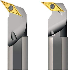 Seco - 33mm Min Bore Diam, 300mm OAL, 25mm Shank Diam, A-SVQB Indexable Boring Bar - 35mm Max Bore Depth, VB.T 1102.. Insert, Screw Holding Method - Apex Tool & Supply