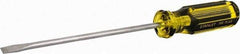 Stanley - Standard Slotted Screwdriver - Round Shank, Acetate Handle - Apex Tool & Supply
