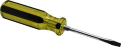 Stanley - Standard Slotted Screwdriver - Round Shank, Acetate Handle - Apex Tool & Supply