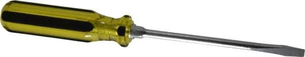Stanley - Standard Slotted Screwdriver - Round Shank, Acetate Handle - Apex Tool & Supply