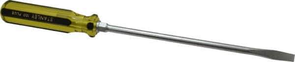 Stanley - Standard Slotted Screwdriver - Round Shank, Acetate Handle - Apex Tool & Supply