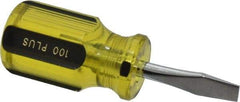 Stanley - Standard Slotted Screwdriver - Round Shank, Acetate Handle - Apex Tool & Supply