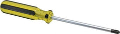 Stanley - #3, 11" OAL, Standard Phillips Screwdriver - 6" Blade Length, Round Shank, Acetate Handle - Apex Tool & Supply