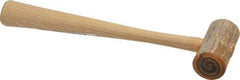 Garland - 1/8 Lb Head Rawhide Mallet - Wood Handle - Apex Tool & Supply
