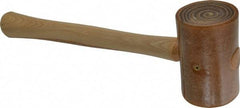 Garland - 1-3/8 Lb Head Rawhide Mallet - Wood Handle - Apex Tool & Supply
