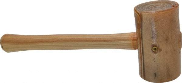 Garland - 1-1/2 Lb Head Rawhide Mallet - Wood Handle - Apex Tool & Supply