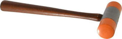 Made in USA - 1 Lb Head Plastic Faced Mallet - Wood Handle - Apex Tool & Supply