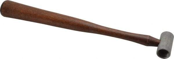 Made in USA - 1/4 Lb Head 3/4" Face Plastic Split Head Hammer without Faces - Wood Handle - Apex Tool & Supply