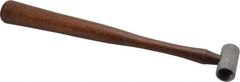 Made in USA - 1/4 Lb Head 3/4" Face Plastic Split Head Hammer without Faces - Wood Handle - Apex Tool & Supply