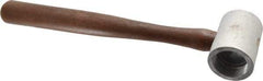 Made in USA - 2 Lb Head 2" Face Plastic Split Head Hammer without Faces - Wood Handle - Apex Tool & Supply