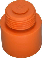 Made in USA - 1-1/2" Face Diam, Hammer Tip/Face - Pyralin - Apex Tool & Supply