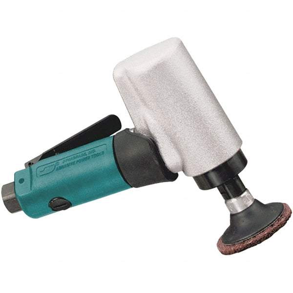 Dynabrade - 2" Max Disc, 15,000 RPM, Pneumatic Handheld Disc Sander - 26 CFM, 1/4 NPT Inlet, 0.5 hp, 90 psi - Apex Tool & Supply
