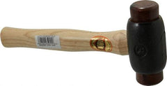 Value Collection - 3 Lb Head 1-3/4" Face Iron Soft Face Hammer - Wood Handle - Apex Tool & Supply