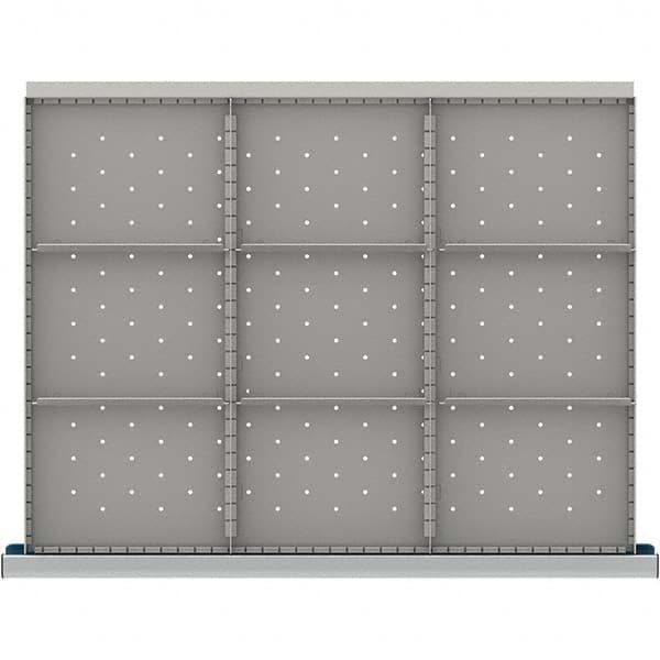 LISTA - 9-Compartment Drawer Divider Layout for 3.15" High Drawers - Apex Tool & Supply