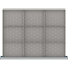 LISTA - 9-Compartment Drawer Divider Layout for 3.15" High Drawers - Apex Tool & Supply