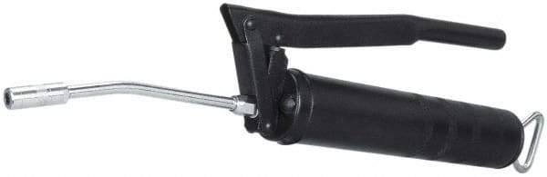 PRO-LUBE - 6,000 Max psi, Rigid Lever Grease Gun - 14 oz (Cartridge) Capacity, 1/8 Thread Outlet, 28 Strokes per oz, Bulk, Cartridge & Suction Fill, Includes 4 Jaw Coupler with Ball Check - Apex Tool & Supply