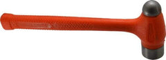 Stanley - 2 Lb Head Steel Ball Pein Dead Blow Hammer - Steel Handle, 1-11/16" Face Diam, 13-5/8" OAL, Urethane Covered - Apex Tool & Supply
